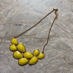 Yellow/gold statement necklace